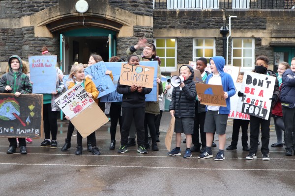 School plans greener New Year after children's climate demo