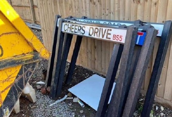 Cheers Drive - the most Bristolian street name ever?