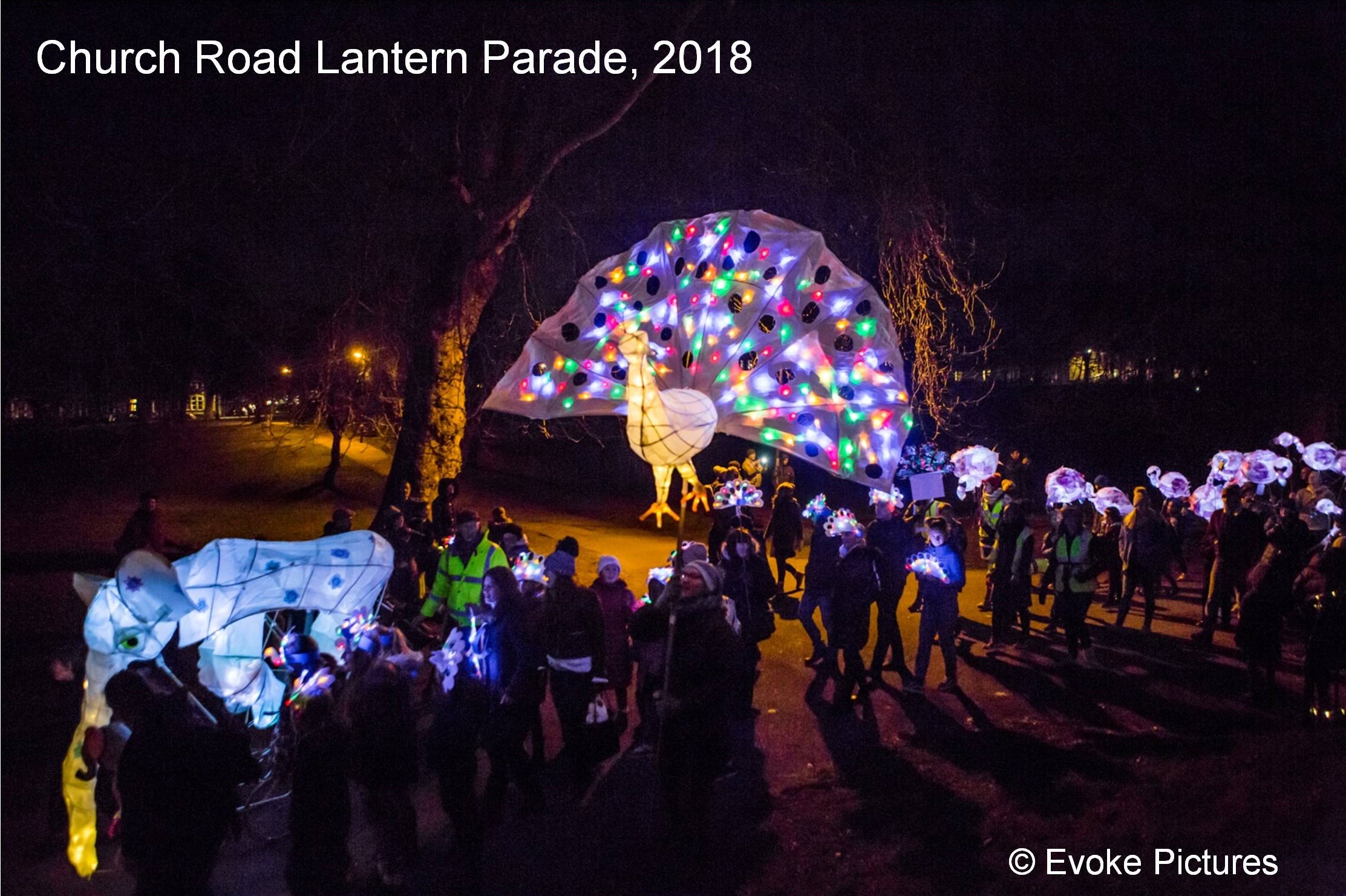 photo, Church Road Lantern Parade 2018