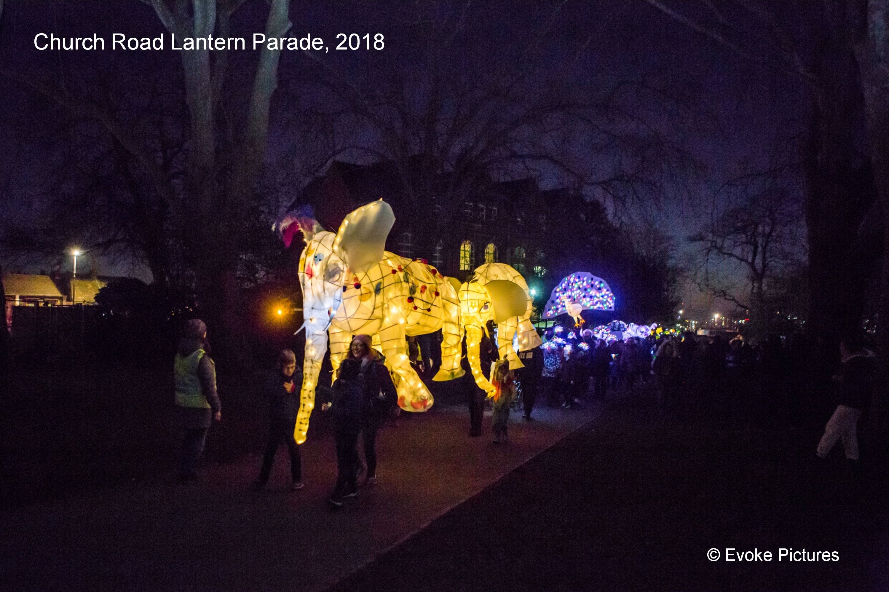 photo, Church Road Lantern Parade 2018
